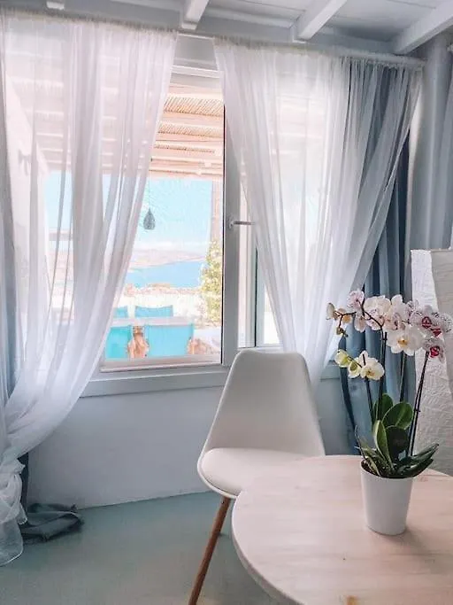 Blue Waves Suite Mykonos Kalafatis Hébergement de vacances